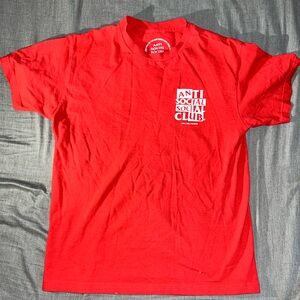 Anti Social Social Club Bold Red Tee